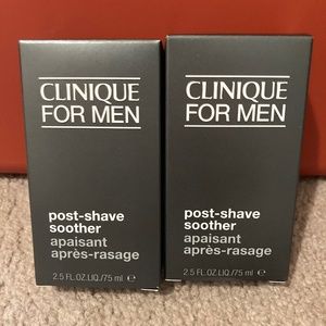 New Clinique Pack of 2 Post Shave Soother for Men 2.5 Fl oz
